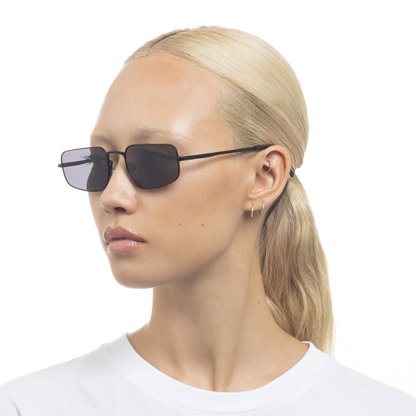 Le Specs Metagalactic | Matte Black Sunglasses (Le Sustain Collection)