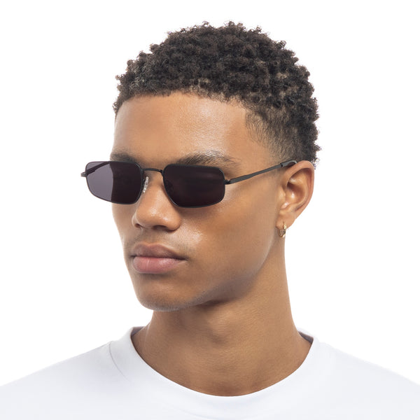 Le Specs Metagalactic | Matte Black Sunglasses (Le Sustain Collection)