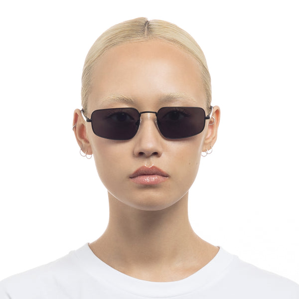 Le Specs Metagalactic | Matte Black Sunglasses (Le Sustain Collection)