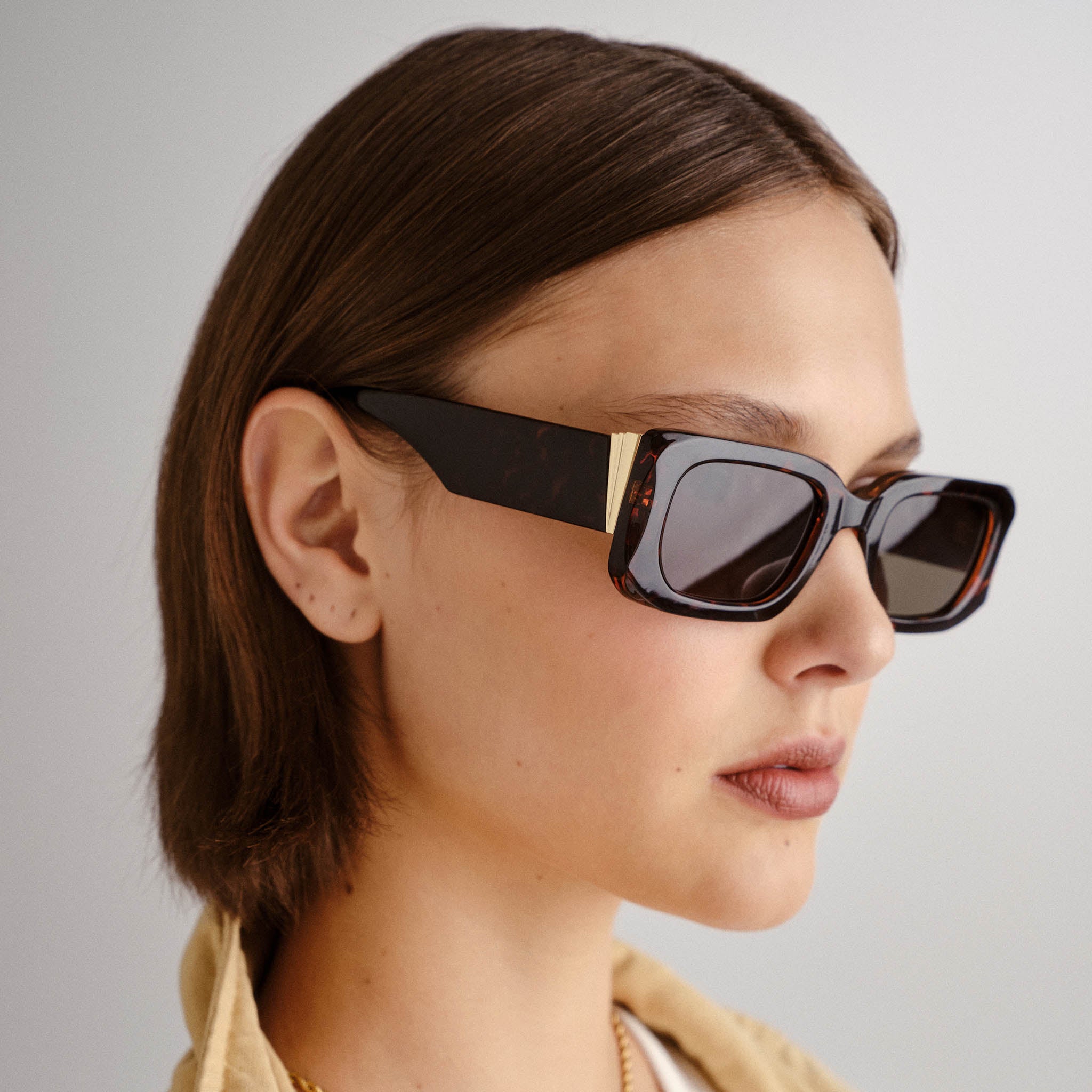 Le Specs Ripped Rebel | Tort Sunglasses (Le Sustain Collection)