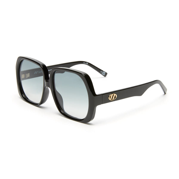 Le Specs Polydisco Sunglasses | Black (Le Sustain Collection)