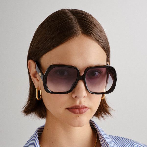 Le Specs Polydisco Sunglasses | Black (Le Sustain Collection)