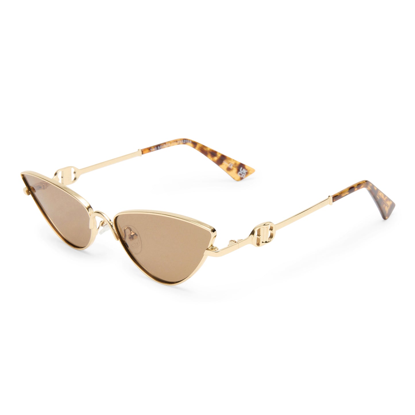 Le Specs The Soiree | Bright Gold Light Brown Tint