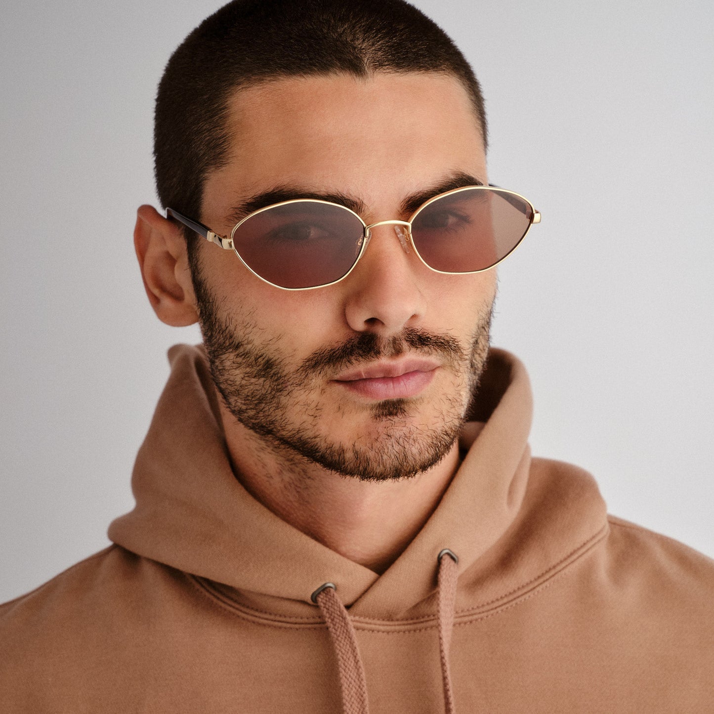 Le Specs Le Bebe Sunglasses | Gold Brown Mono