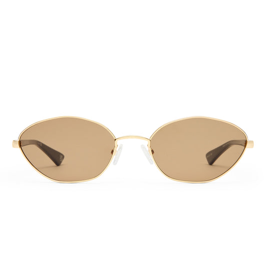Le Specs Le Bebe Sunglasses | Gold Brown Mono