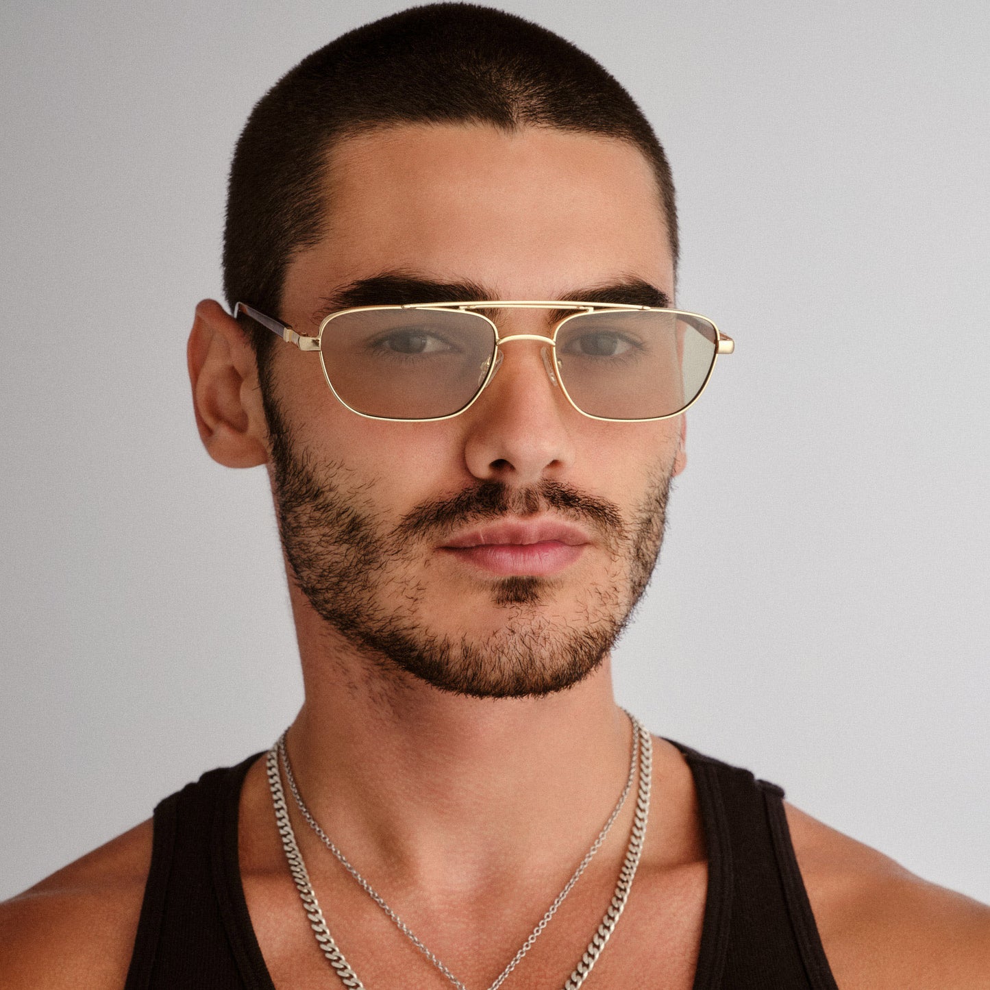 Le Specs Le Mimi Sunglasses | Gold Moss Mono