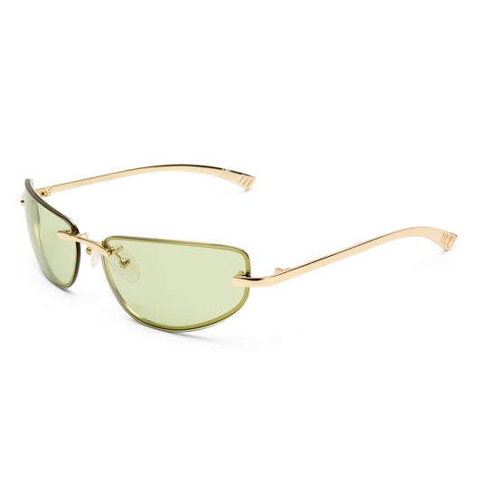 Le Specs Bubbles Sunglasses | Gold Moss Mono