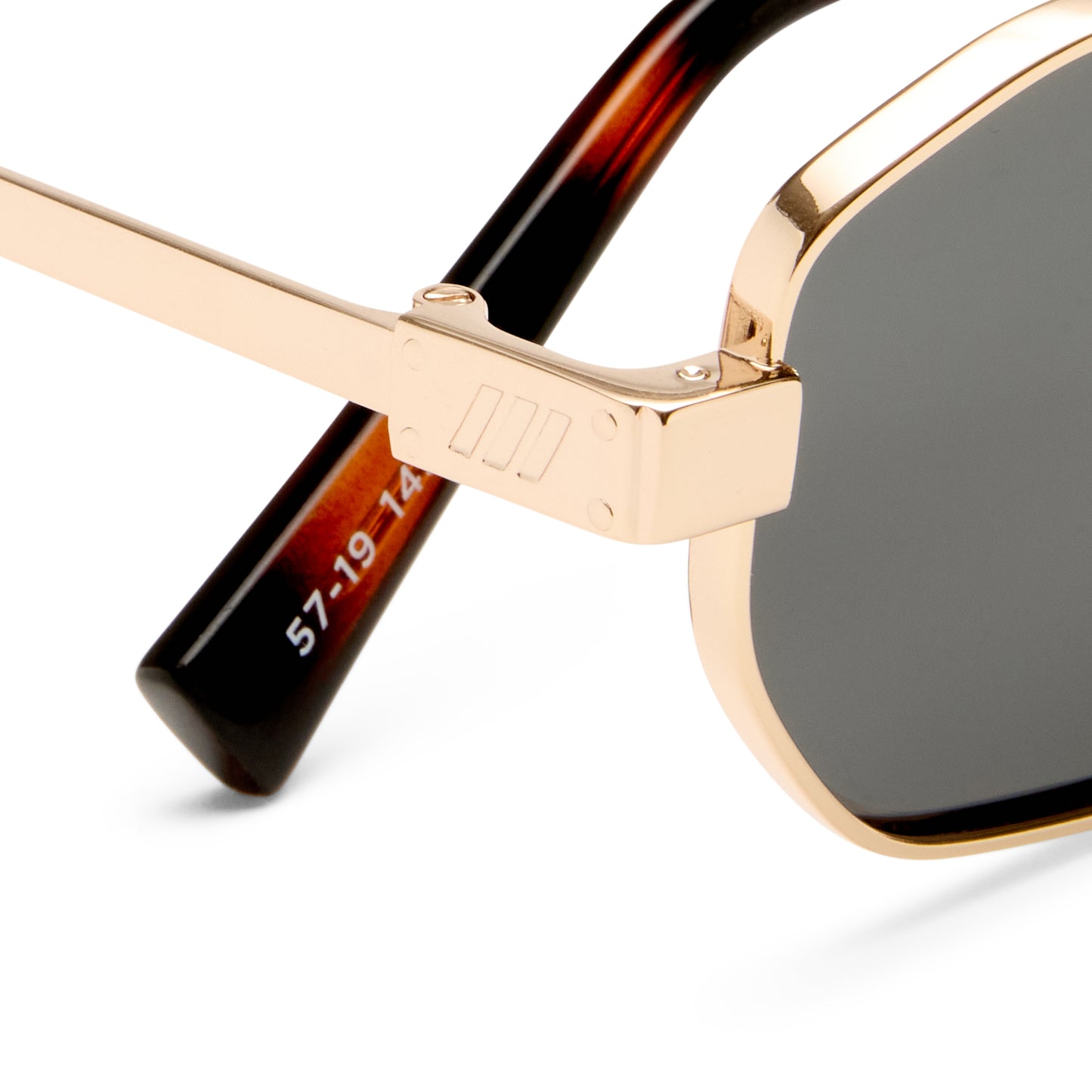 Le Specs Mythic Sunglasses | Gold Smoke Mono Polarized