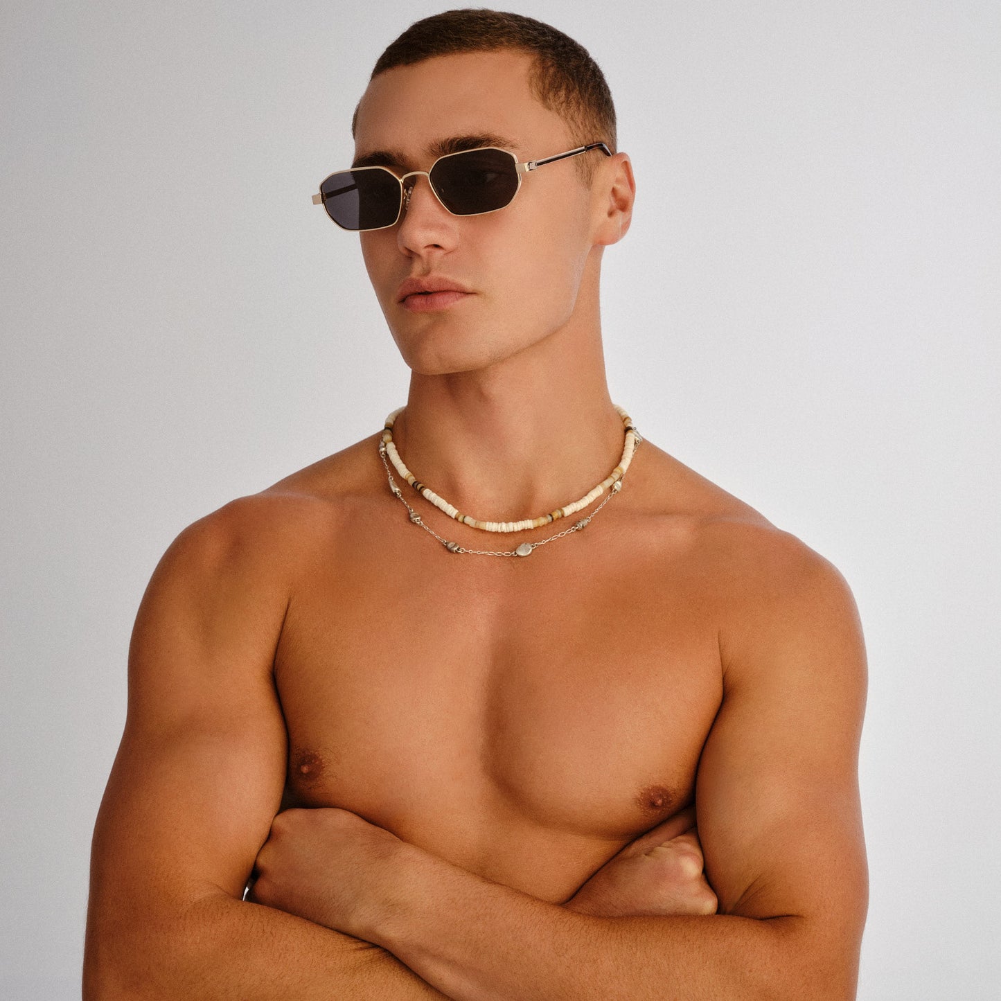Le Specs Mythic Sunglasses | Gold Smoke Mono Polarized