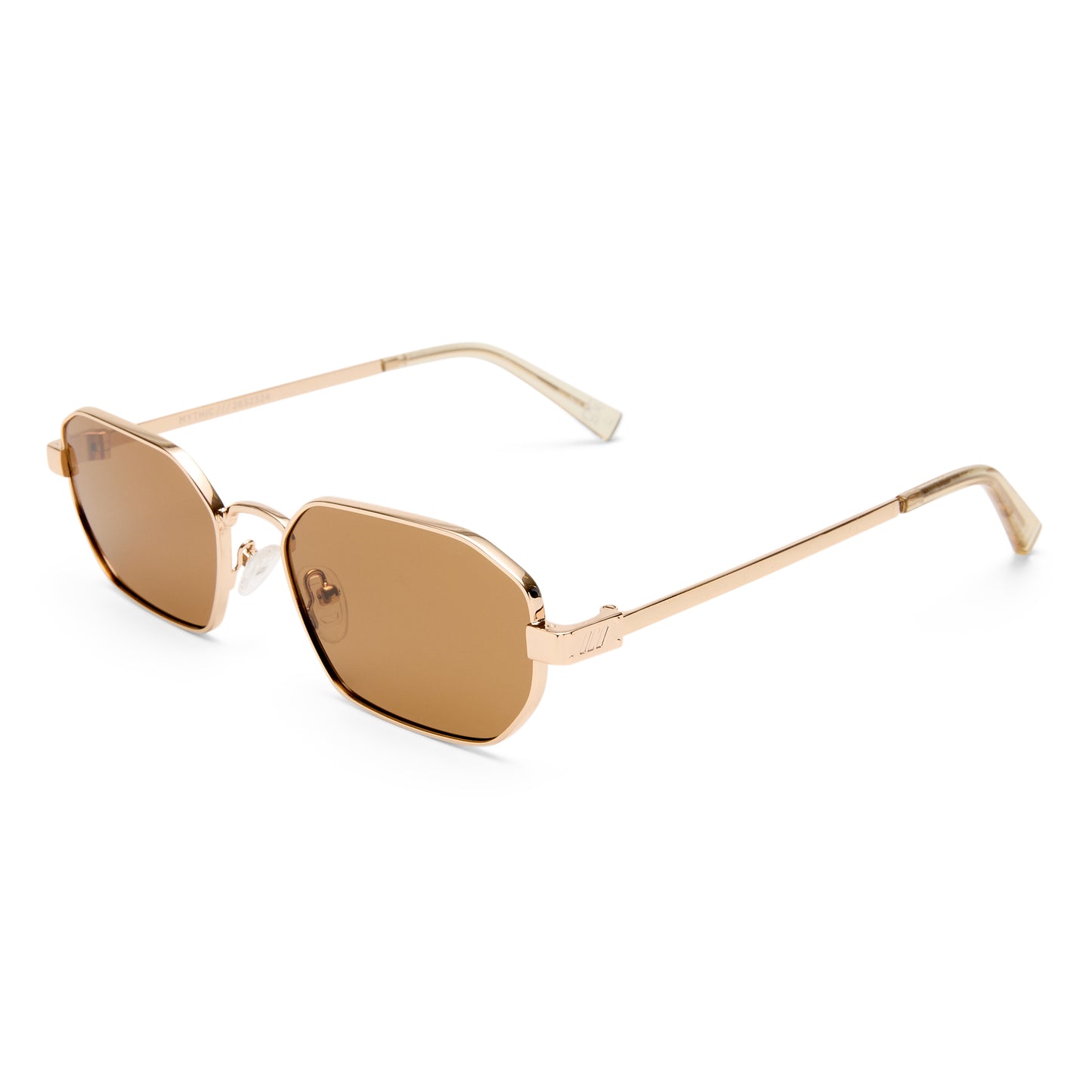 Le Specs Mythic Sunglasses | Gold Light Brown Mono