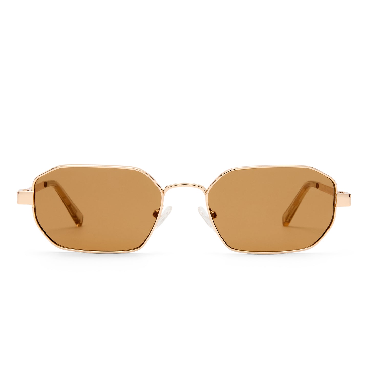 Le Specs Mythic Sunglasses | Gold Light Brown Mono