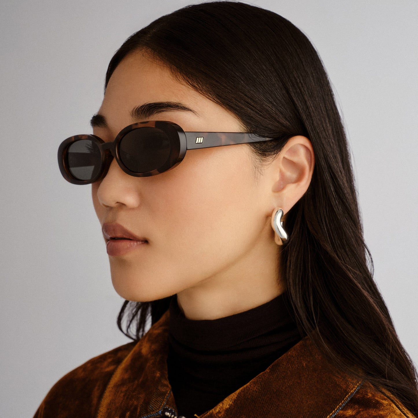 Le Specs Outta Love + Global Fit Sunglasses | Tort Green Mono