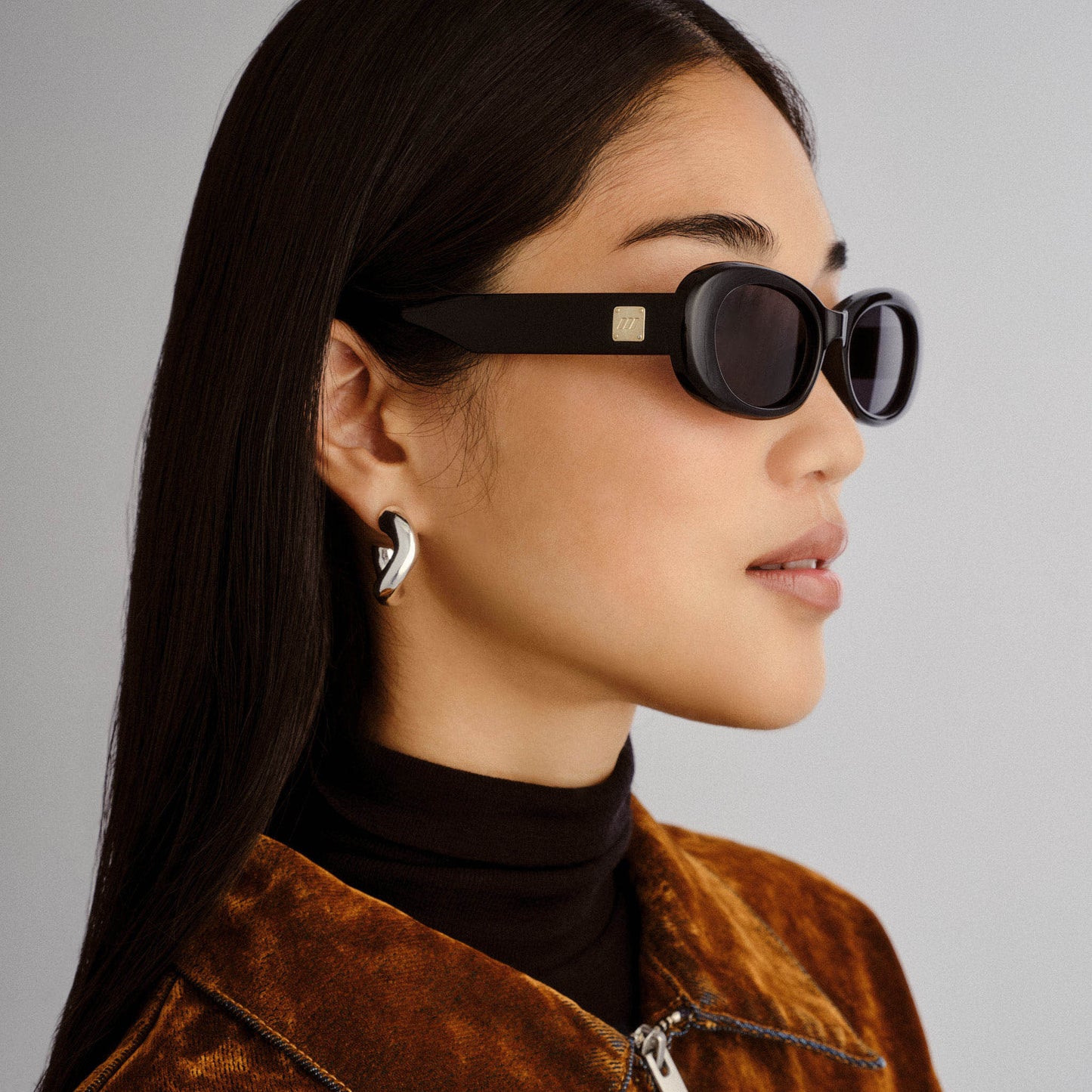 Le Specs Hey Ya! + Global Fit Sunglasses | Black Smoke Mono