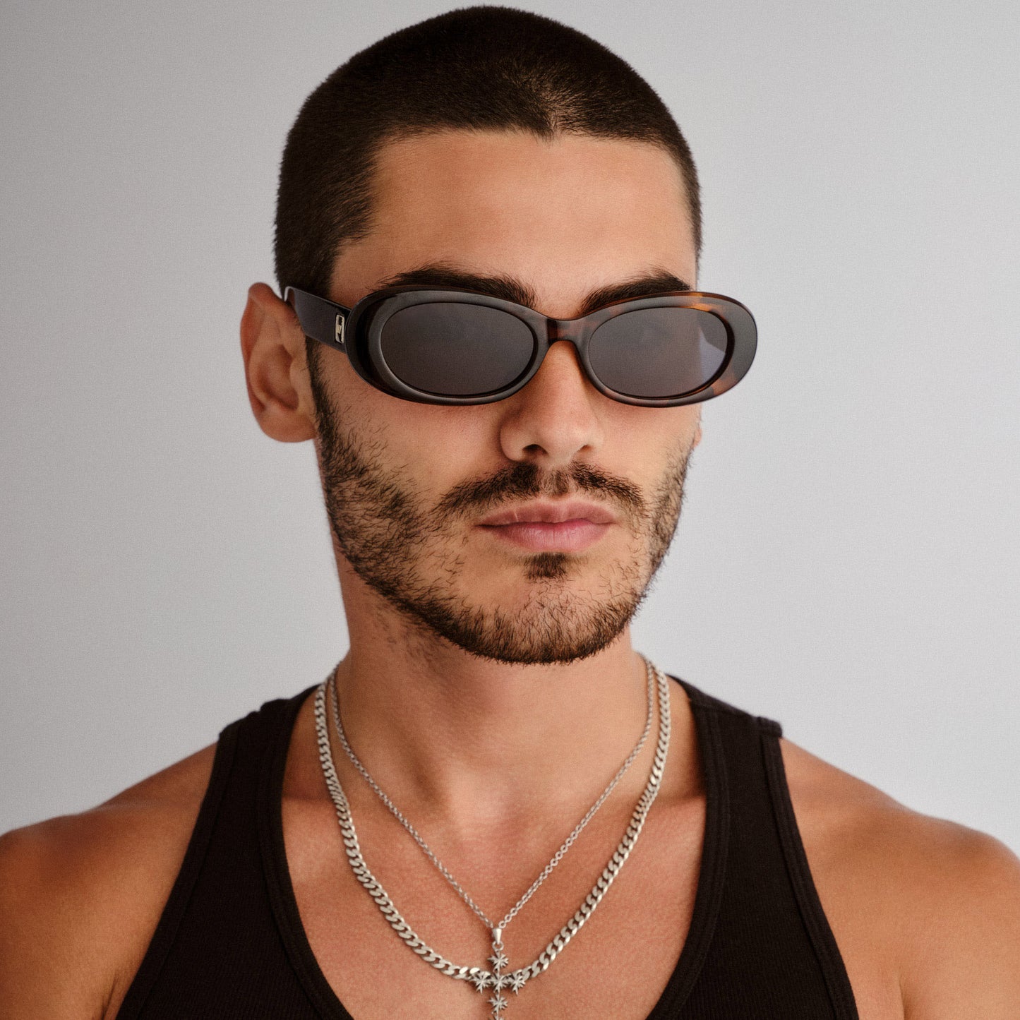 Le Specs Hey Ya! + Global Fit Sunglasses | Tort Smoke Mono
