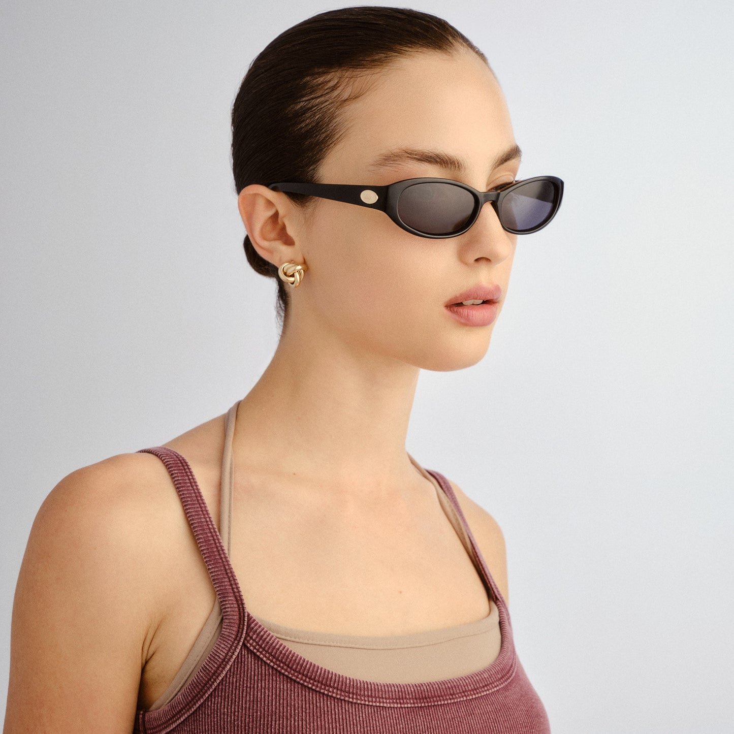 Le Specs Popalicious + Global Fit Sunglasses | Black Smoke Mono