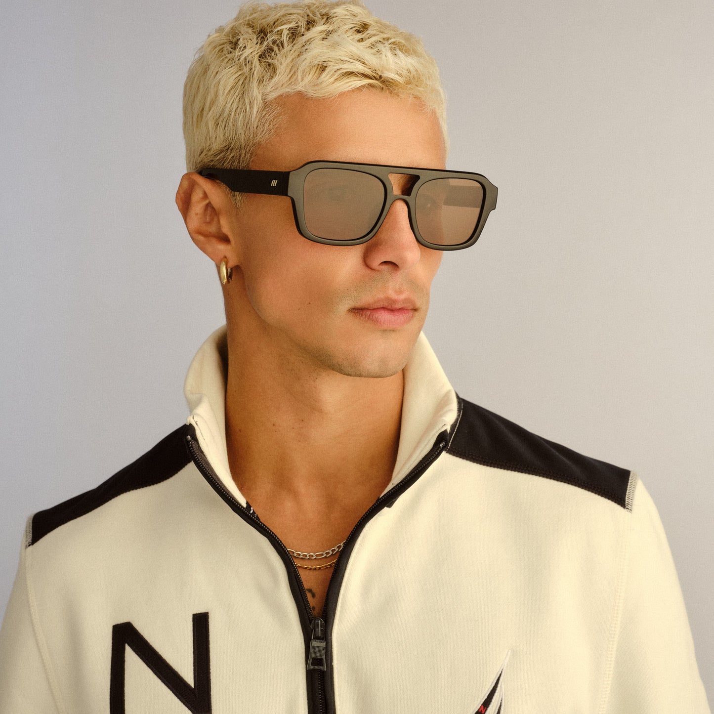 Le Specs Subzero + Global Fit Sunglasses | Black Brown Mono Polarized