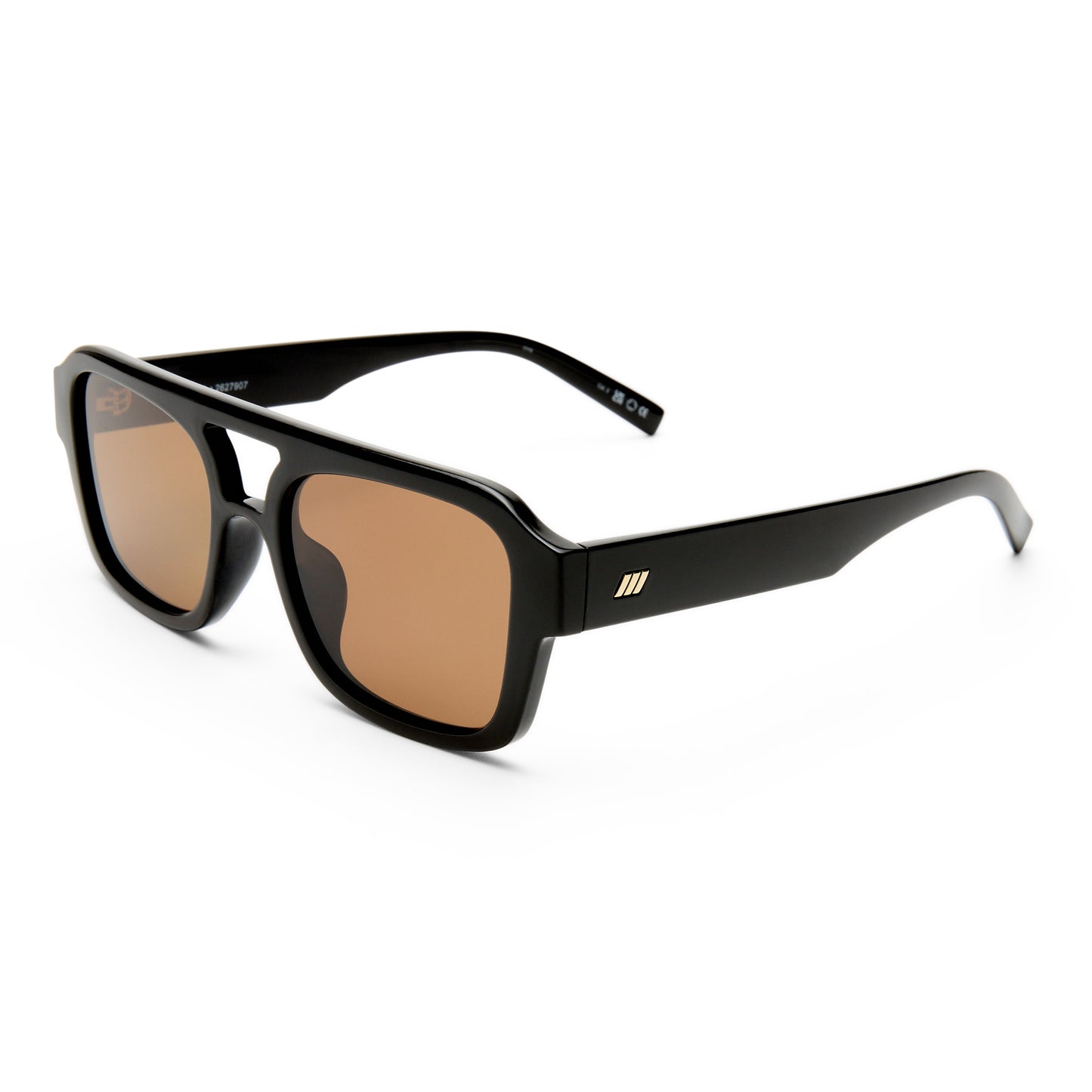 Le Specs Subzero + Global Fit Sunglasses | Black Brown Mono Polarized