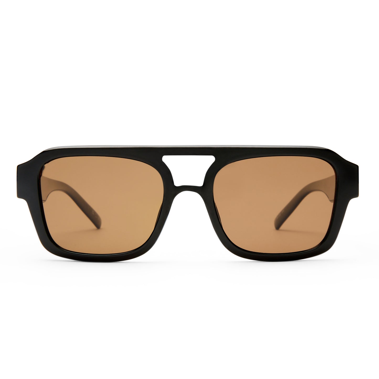 Le Specs Subzero + Global Fit Sunglasses | Black Brown Mono Polarized