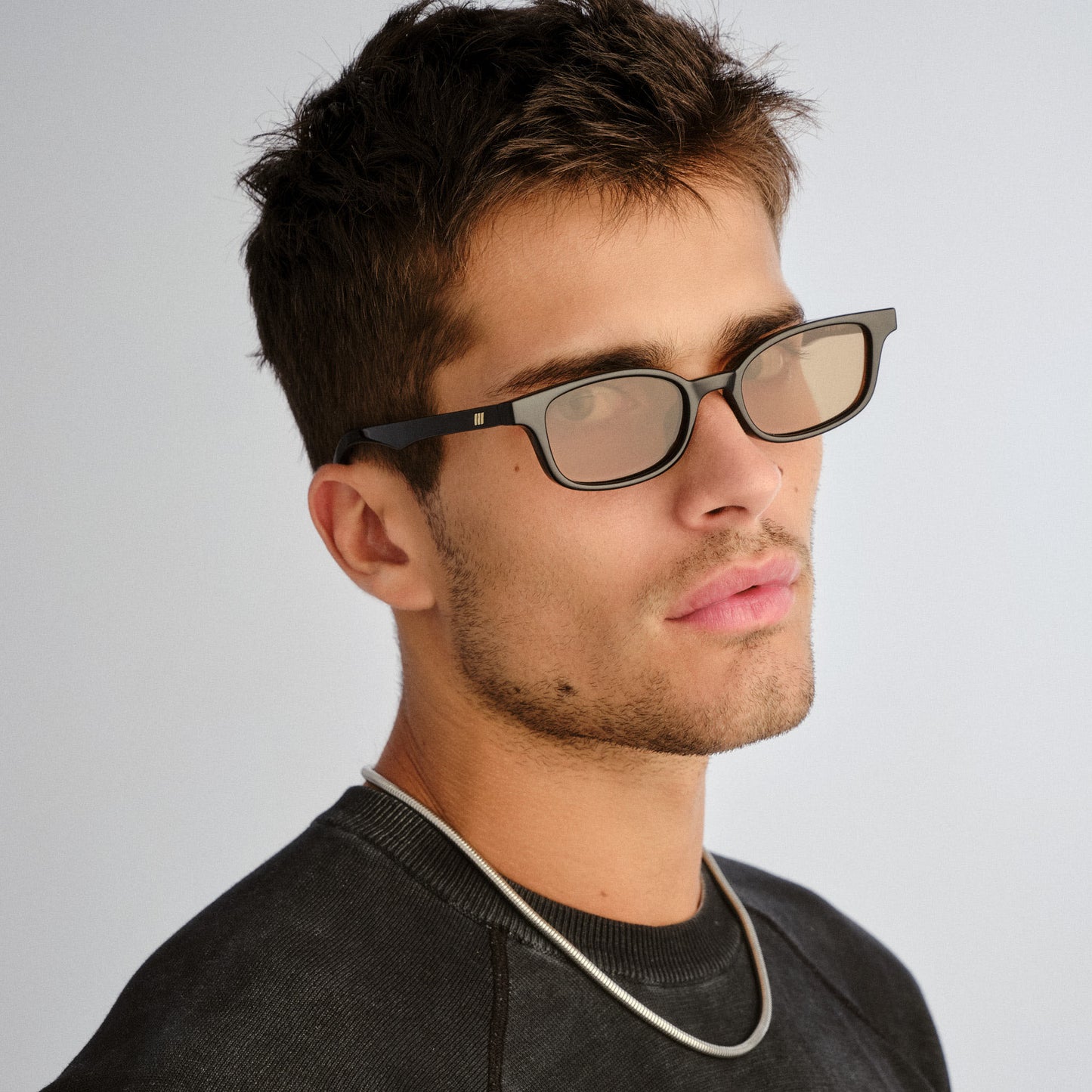 Le Specs Echelon + Global Fit Sunglasses | Black Tan Tint