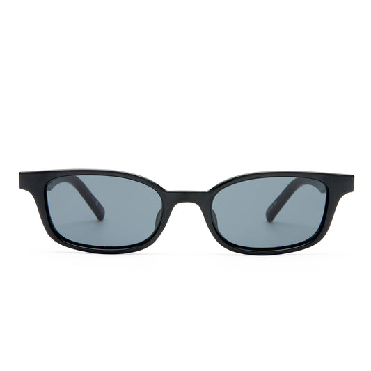 Le Specs Echelon + Global Fit Sunglasses | Black Smoke Mono