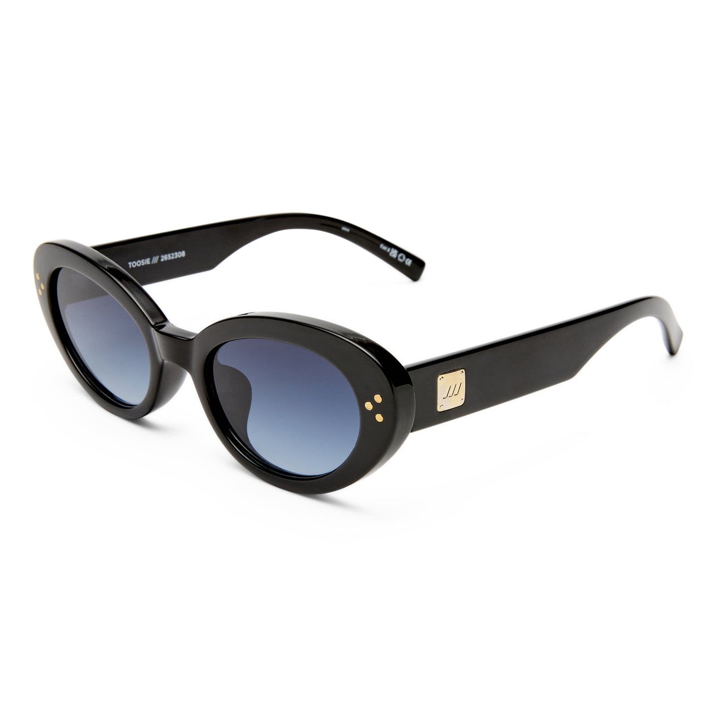 Le Specs Tootsie + Global Fit Sunglasses | Black