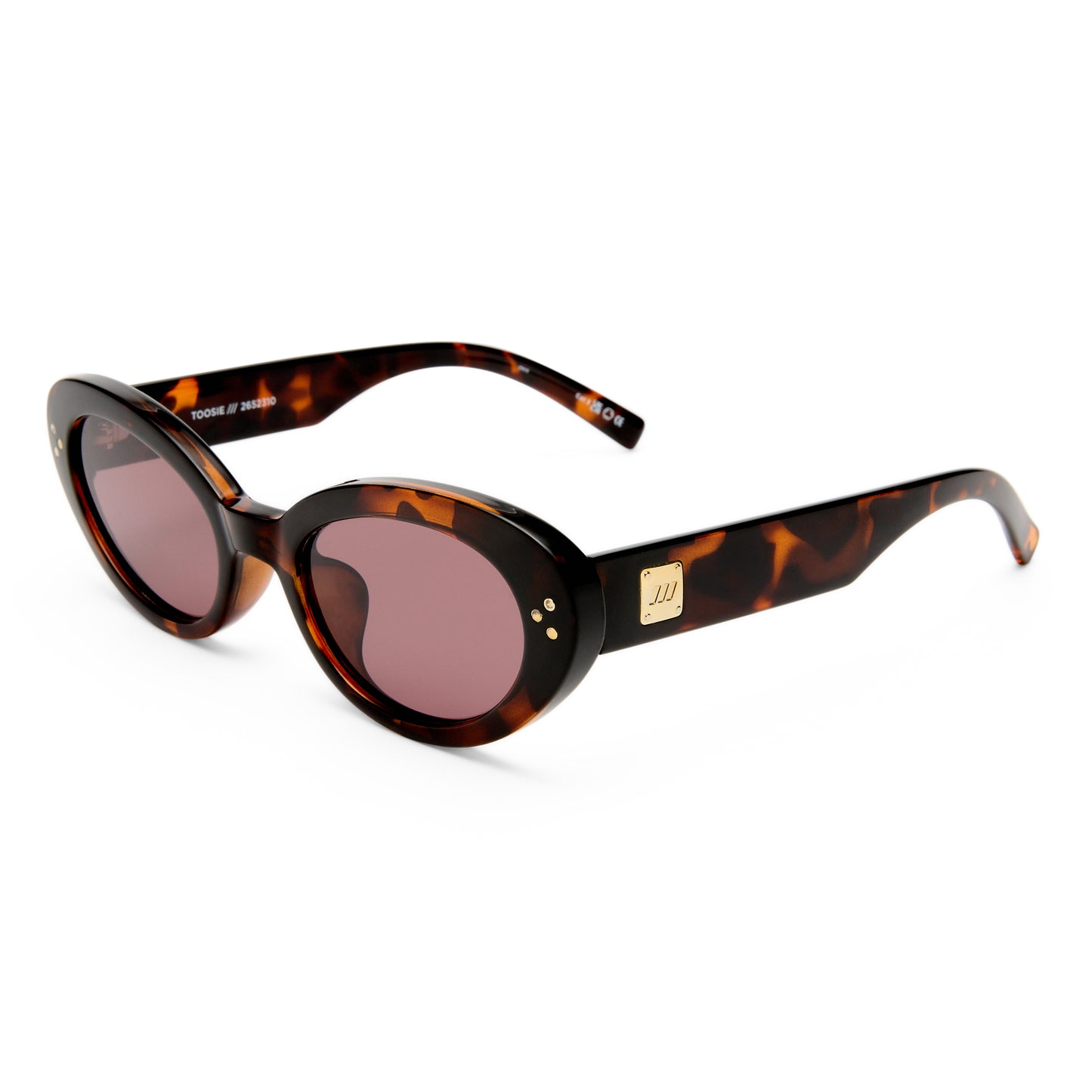 Le Specs Tootsie + Global Fit Sunglasses | Tort