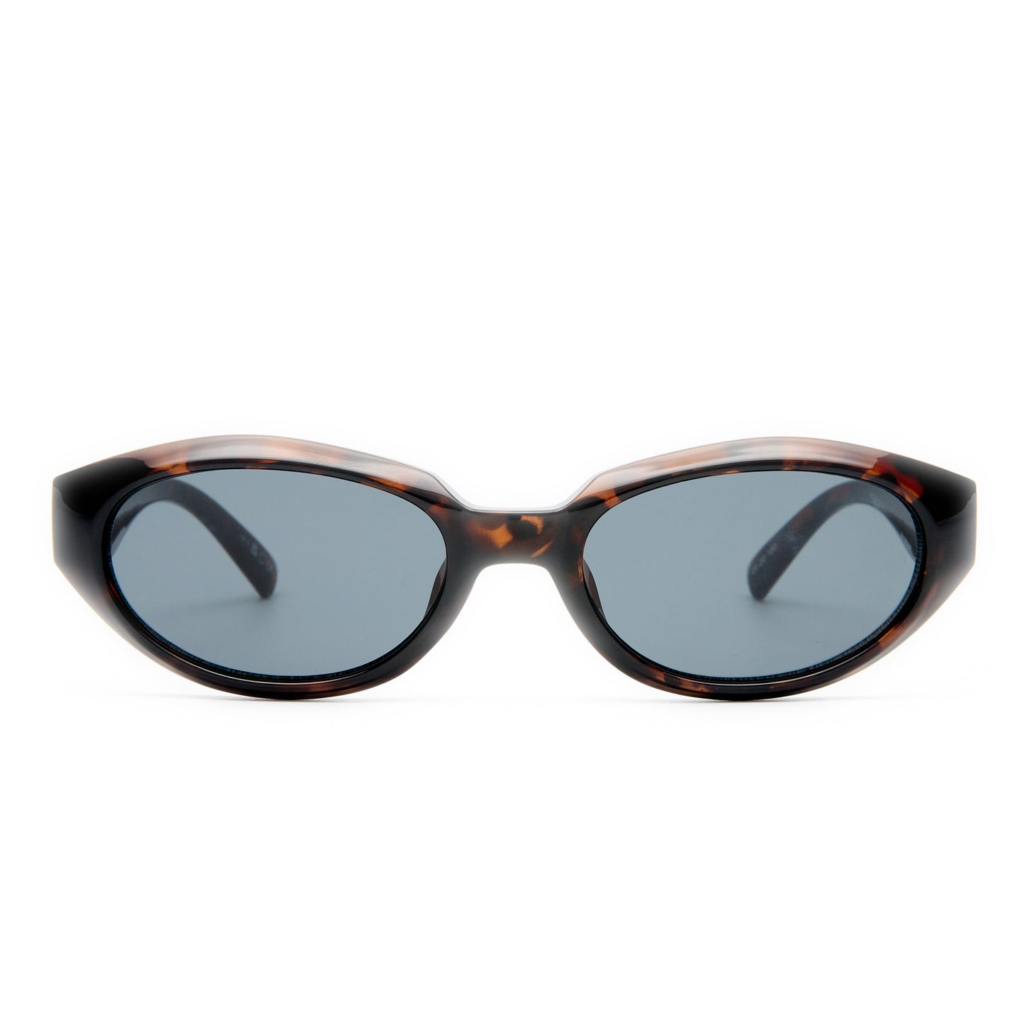 Le Specs Le Bijou + Global Fit Sunglasses | Dark Tort Smoke Mono