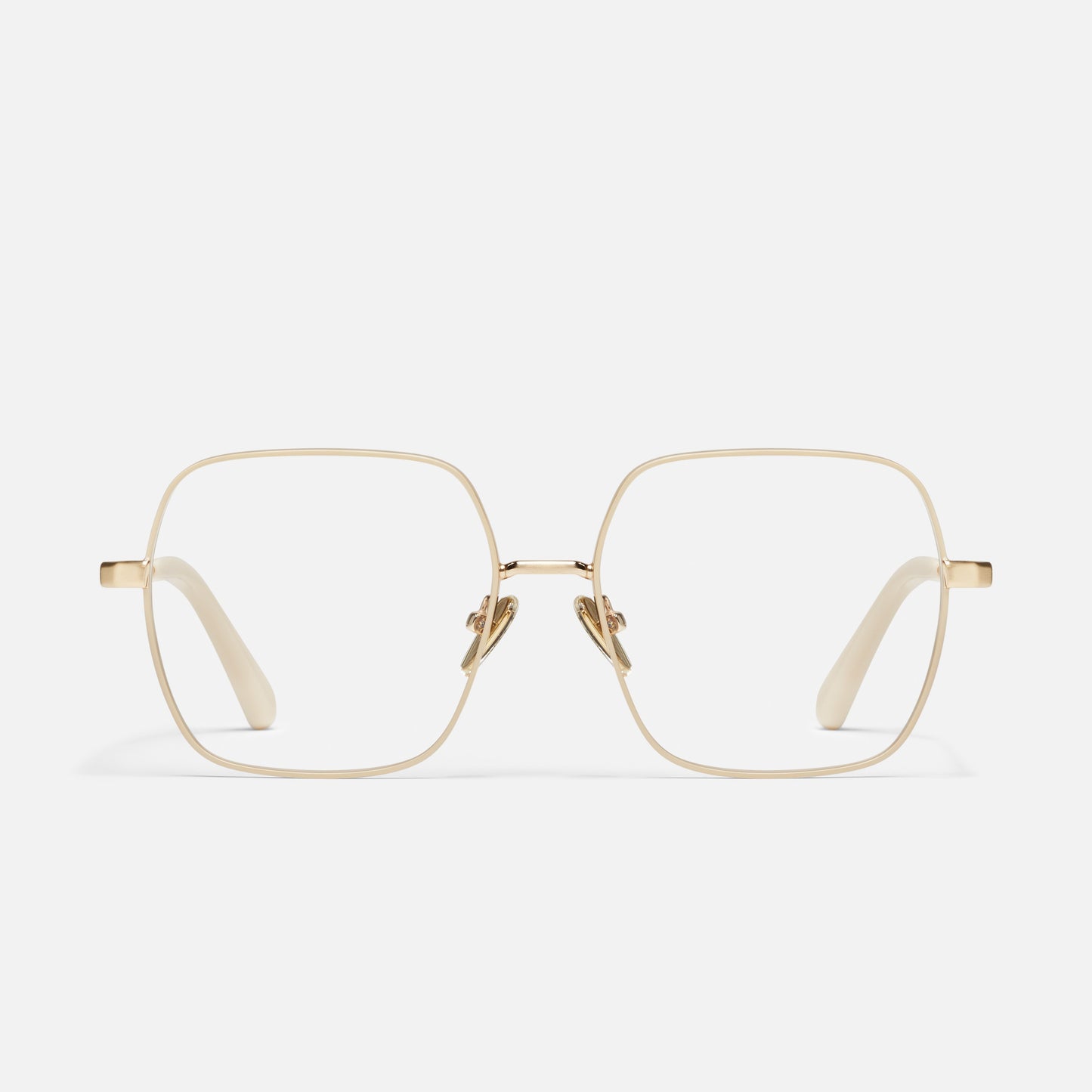 QUAY Look It Up Optical Eyeglasses - Bone Gold (Exclusively In-Store)
