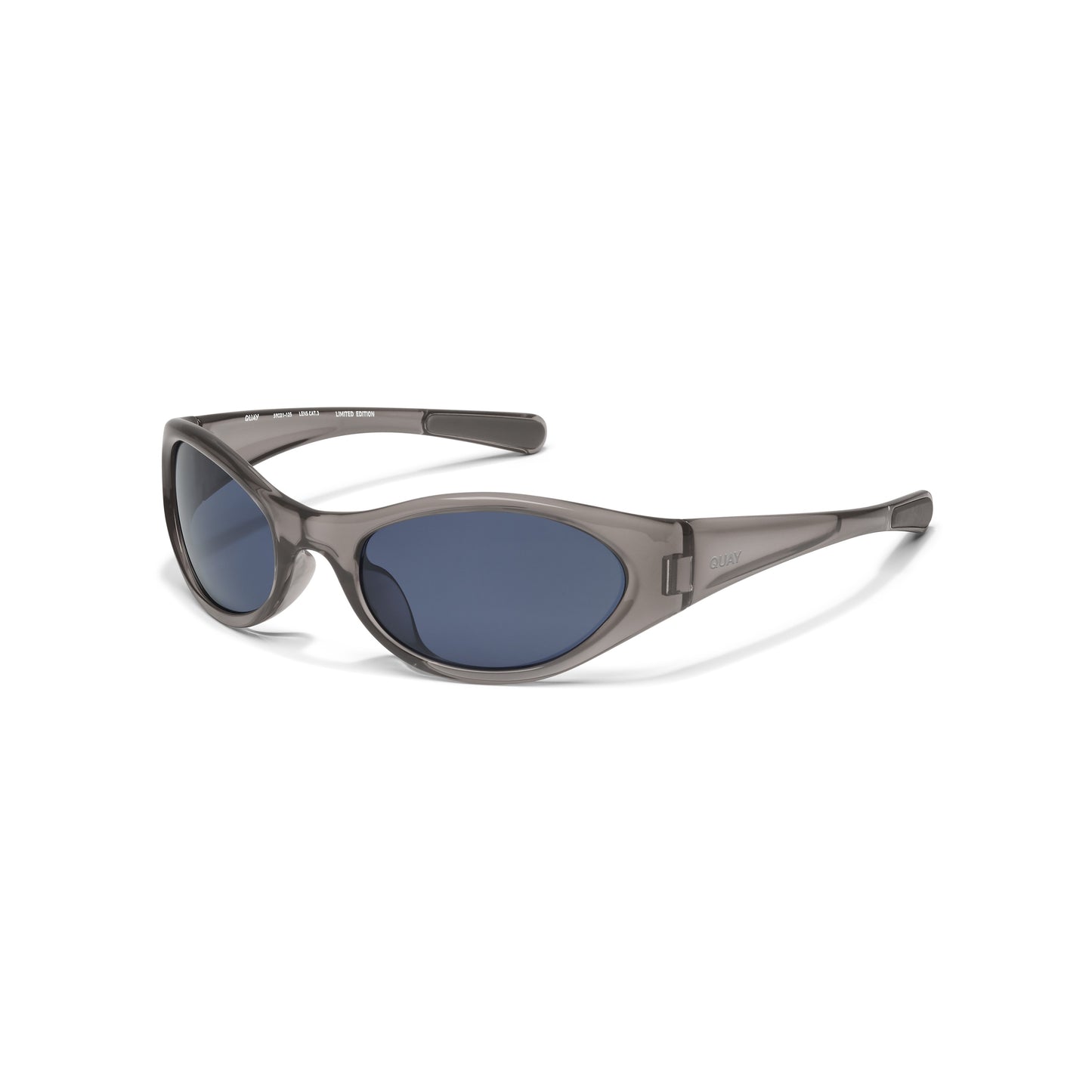 QUAY Main Feed Sunglasses - Grey/Navy