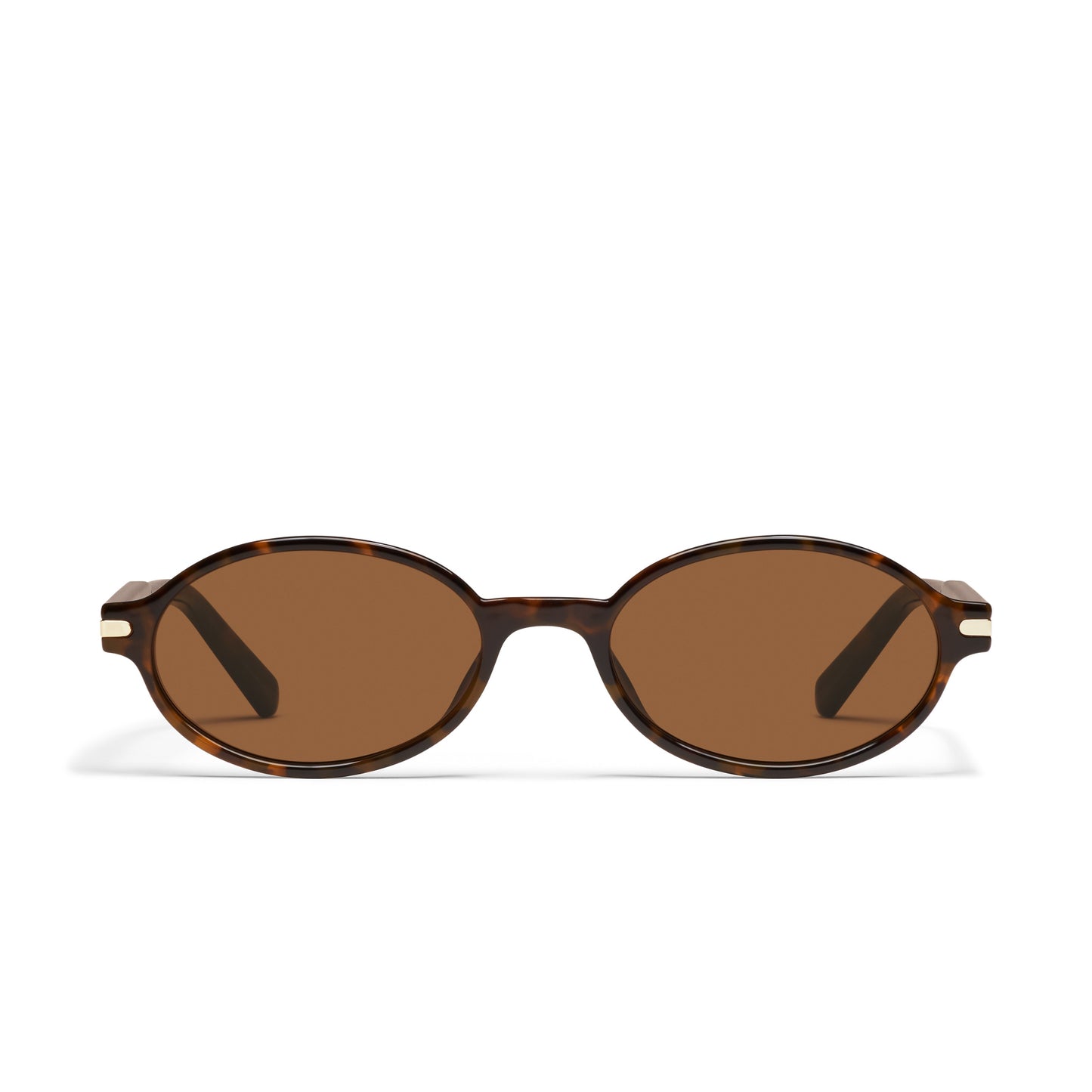 QUAY Nevermind Sunglasses - Dark Tort/Brown