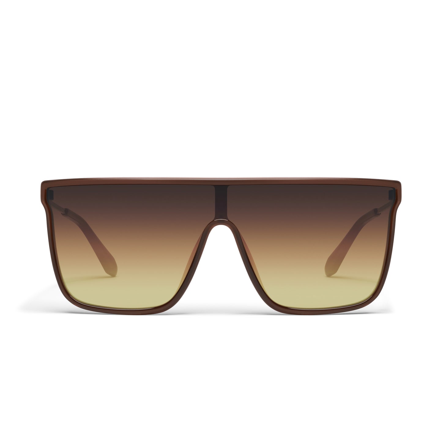 QUAY Nightfall Remixed Sunglasses - Dark Brown/Bronze Glow