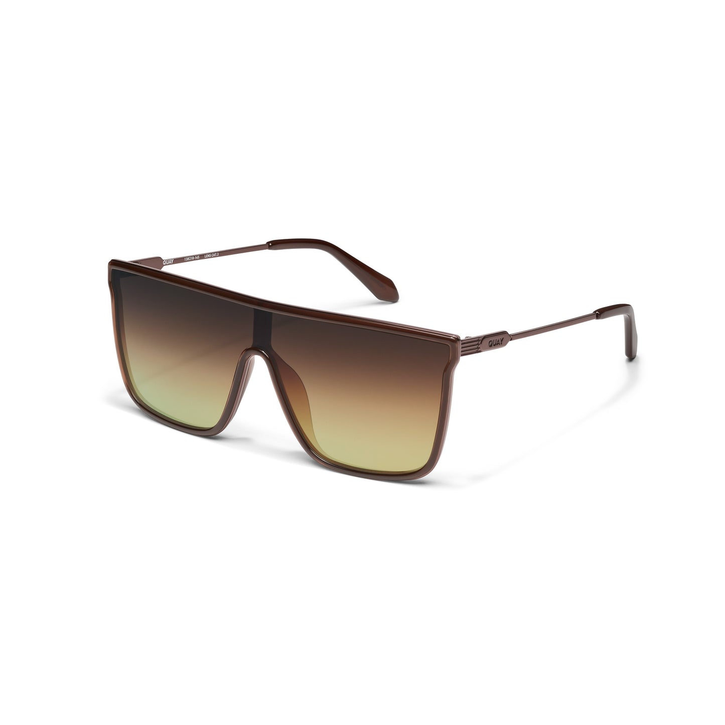 QUAY Nightfall Remixed Sunglasses - Dark Brown/Bronze Glow