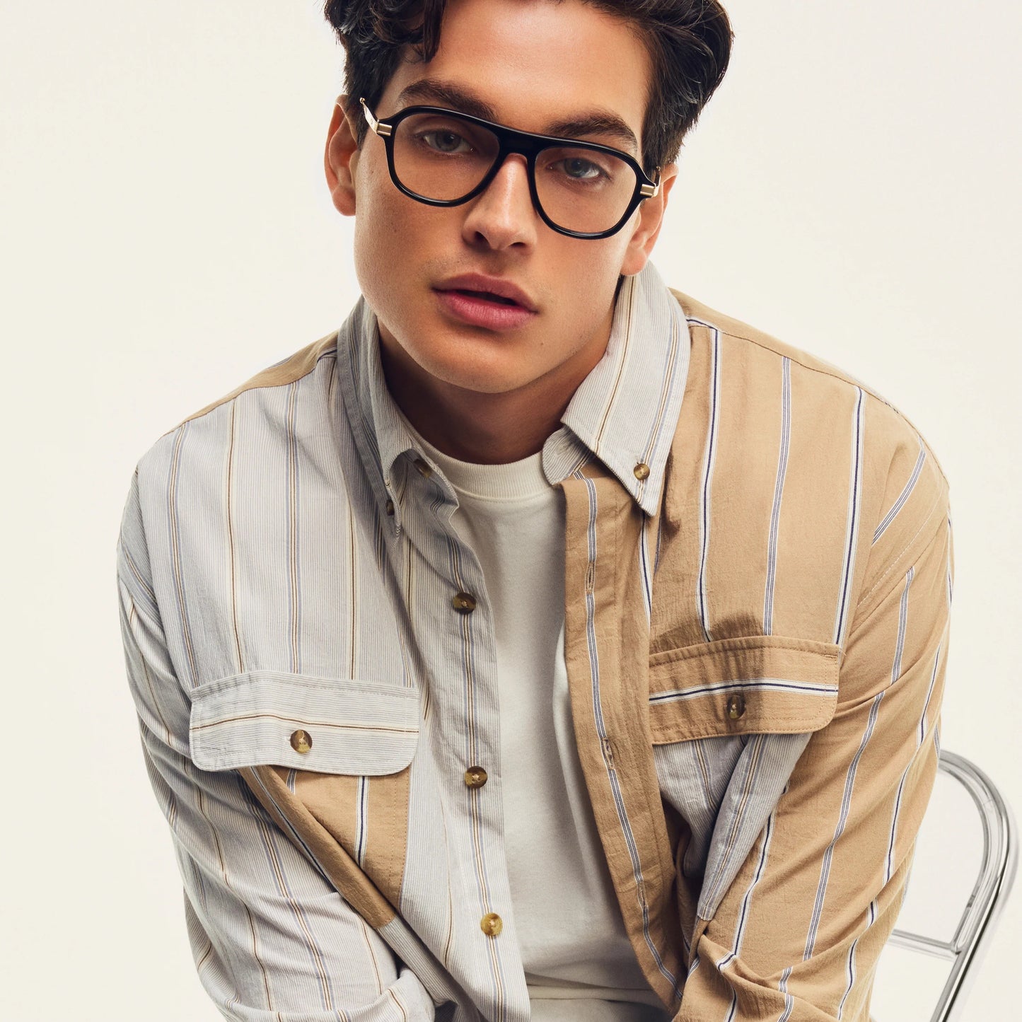 QUAY Not Sorry Optical Eyeglasses - Coffee Swirl (Exclusively In-Store)