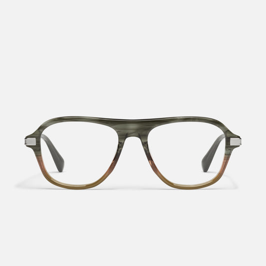 QUAY Not Sorry Optical Eyeglasses - Green Demi (Exclusively In-Store)