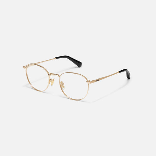 QUAY Off Script Optical Eyeglasses - Brushed Gold (Exclusively In-Store)