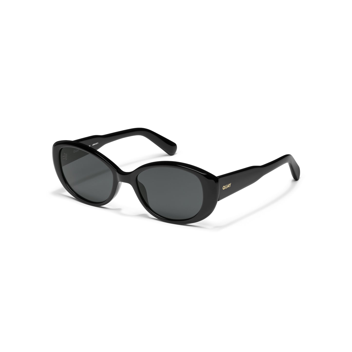 QUAY On Brand Sunglasses - Black/Smoke