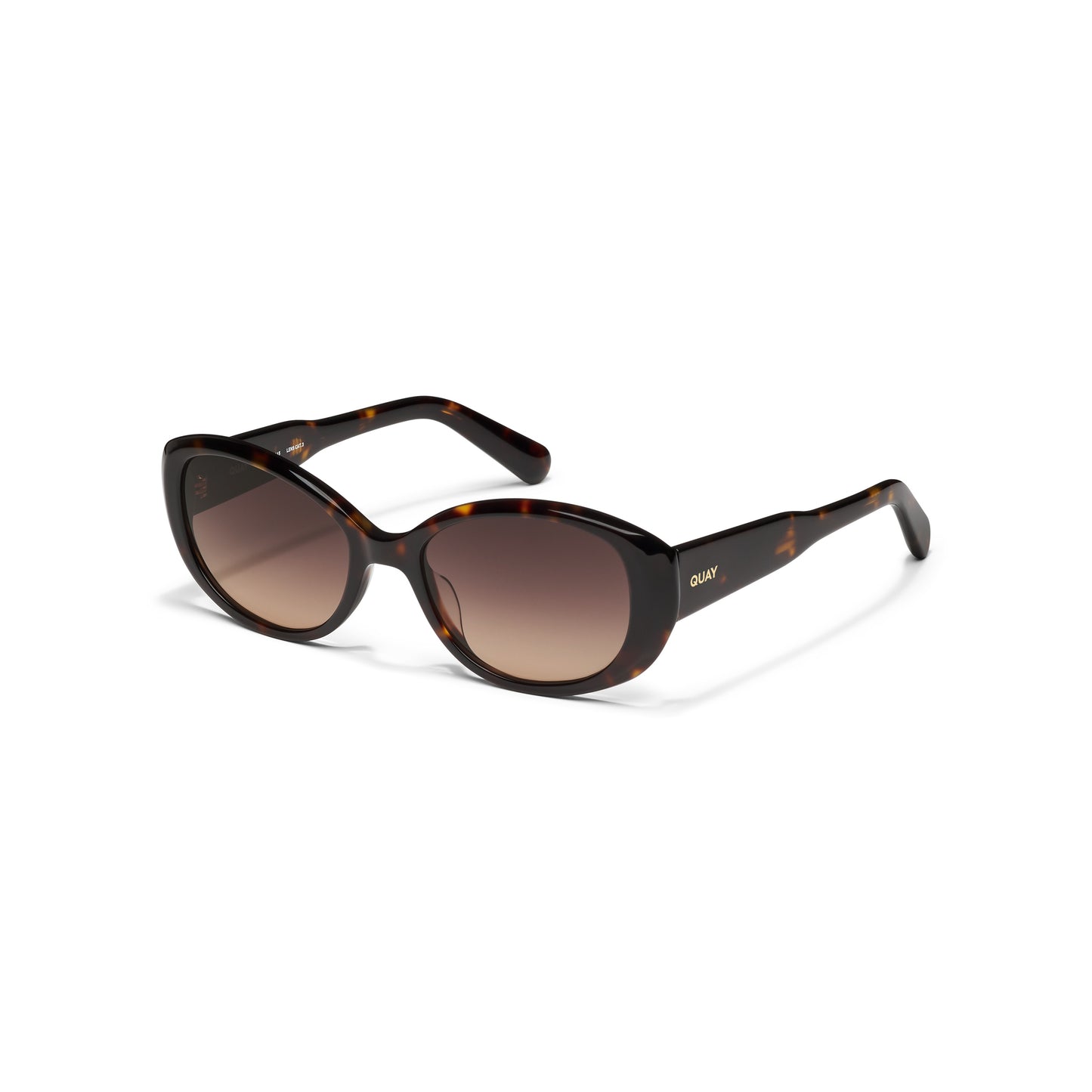 QUAY On Brand Sunglasses - Dark Tort/Dark Fawn