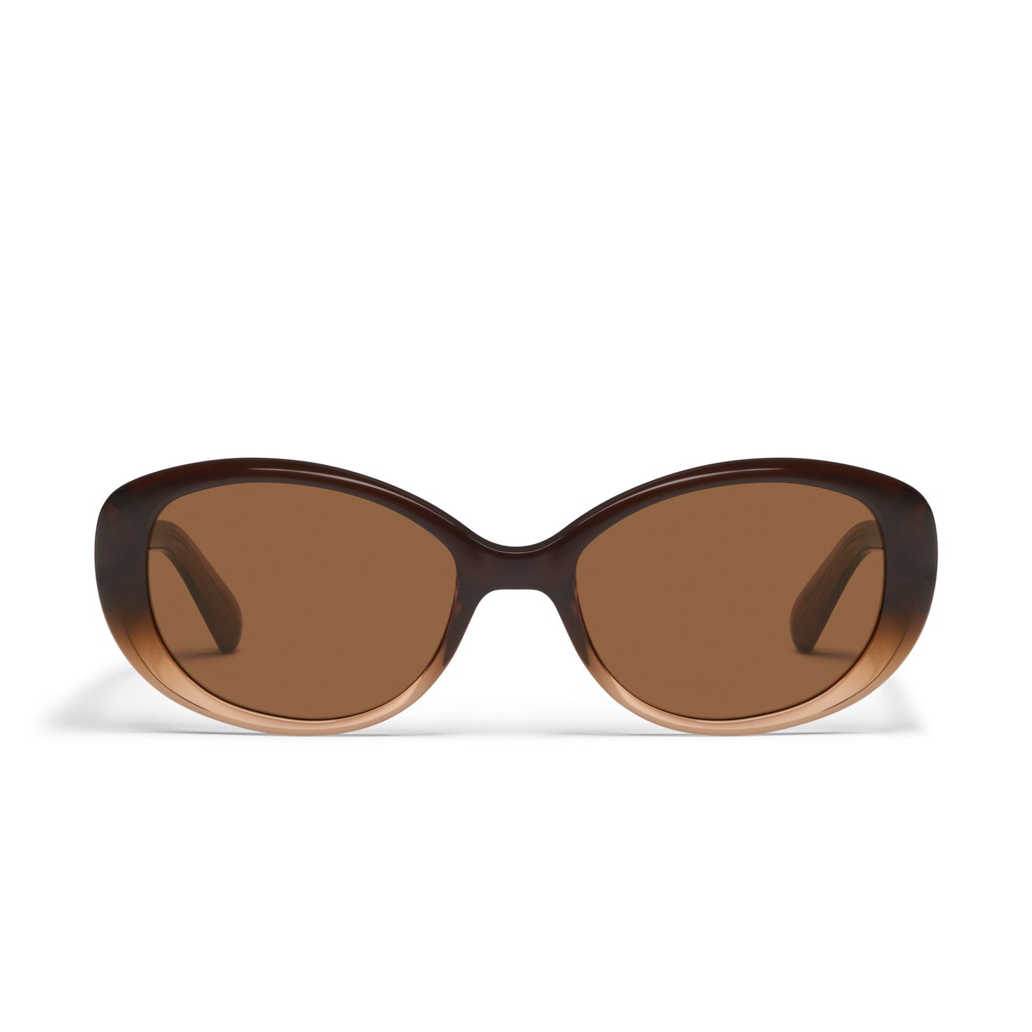 QUAY On Brand Sunglasses - Sepia Ombre/Brown