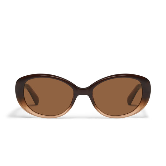 QUAY On Brand Sunglasses - Sepia Ombre/Brown