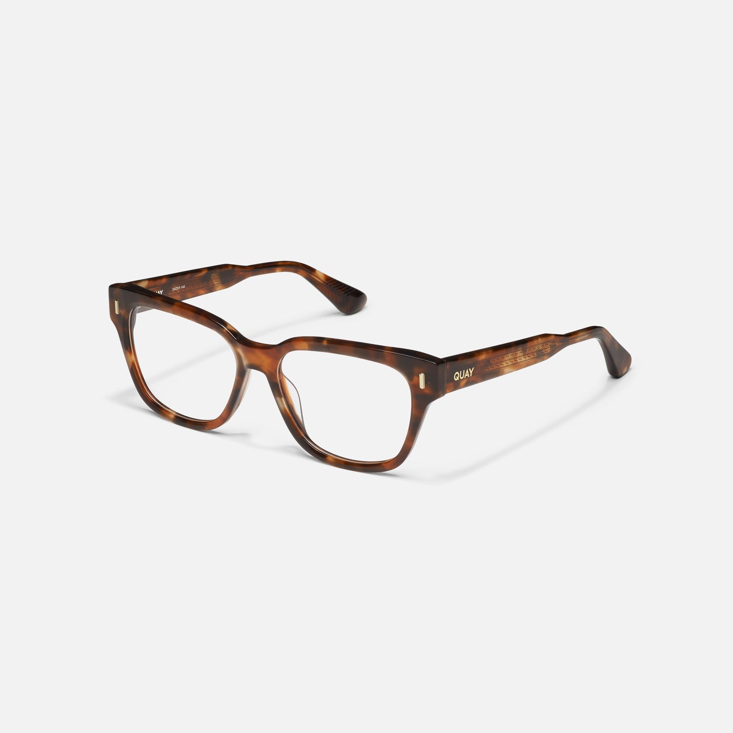 QUAY On My Mind Optical Eyeglasses - Amber Tort (Exclusively In-Store)