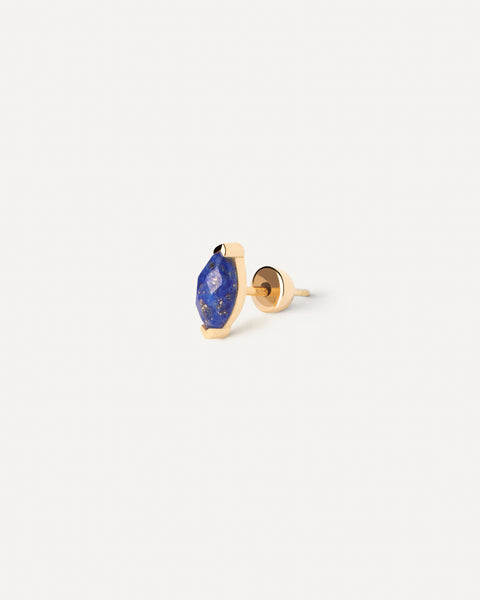 PDPAOLA Lapis Lazuli Nomad Single Earring - 925 Sterling Silver / 18K Gold Plating