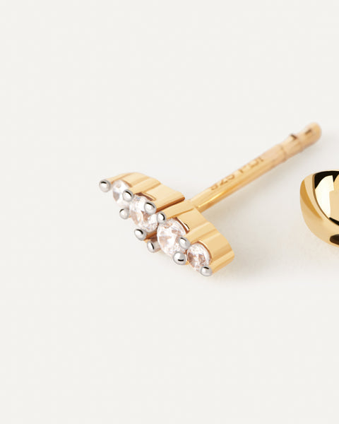 PDPAOLA Gala Single Earring - 925 Sterling Silver / 18K Gold Plating