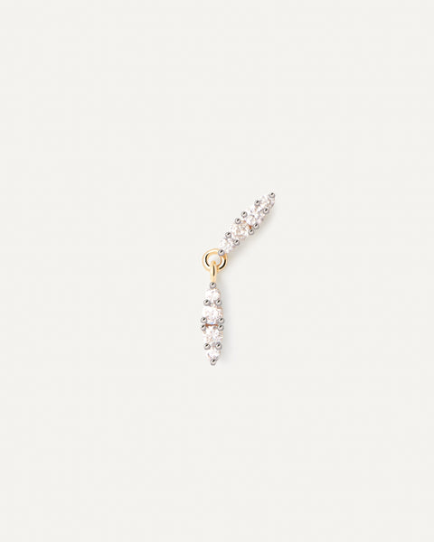 PDPAOLA Spice Single Earring - 925 Sterling Silver / 18K Gold Plating