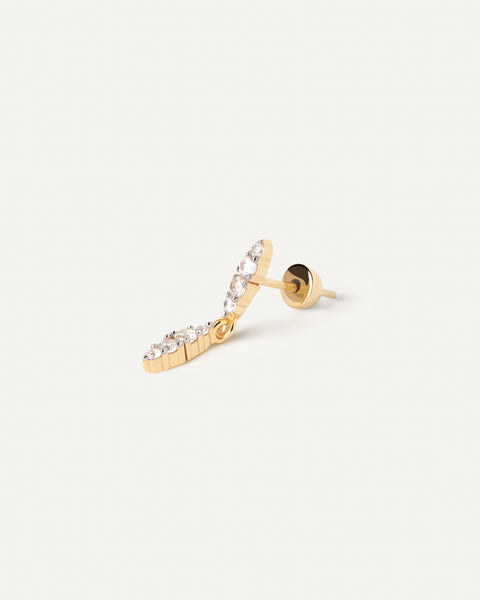PDPAOLA Spice Single Earring - 925 Sterling Silver / 18K Gold Plating