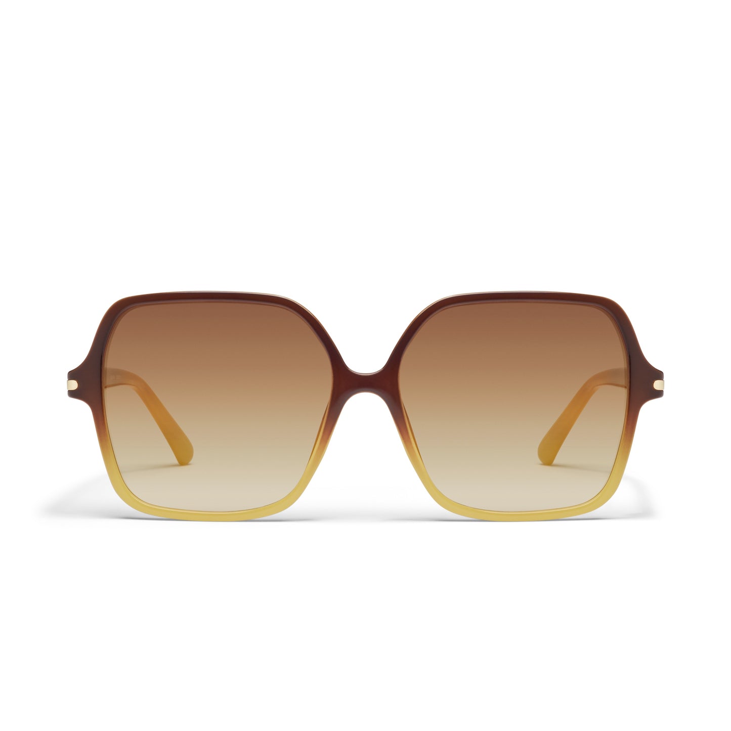 QUAY Press Tour Sunglasses - Daisy Ombre/Sepia