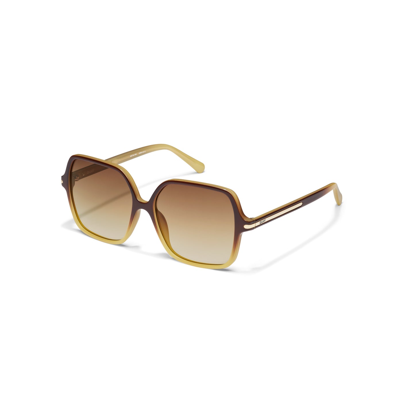 QUAY Press Tour Sunglasses - Daisy Ombre/Sepia