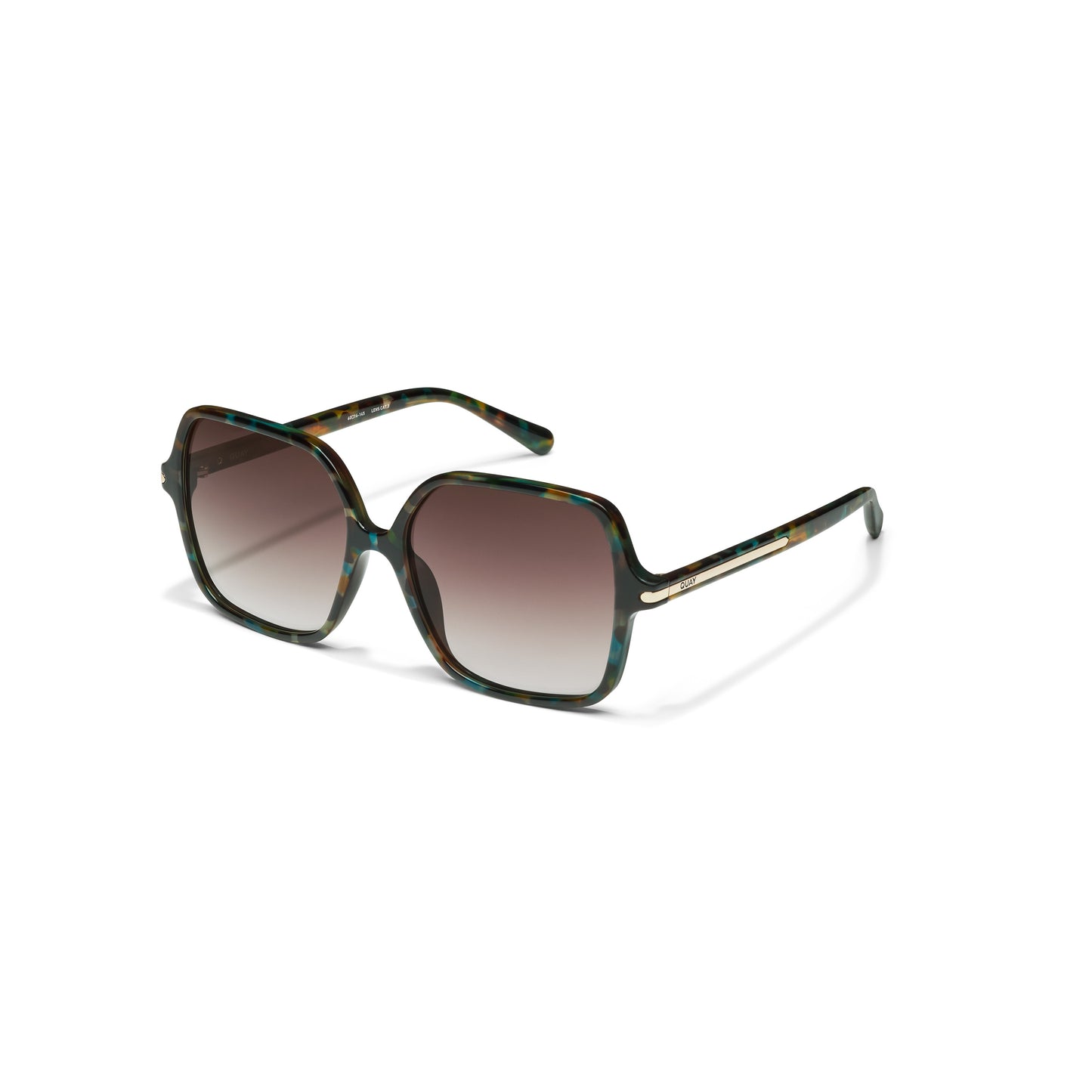 QUAY Press Tour Sunglasses - Olive Tort/Brown