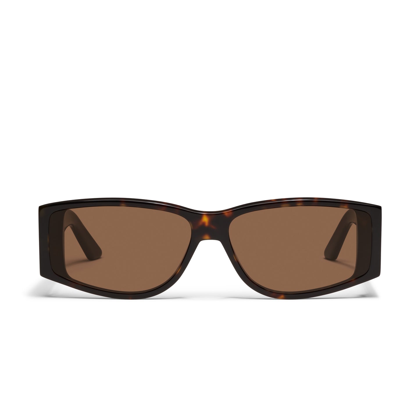 QUAY Not My Fault Sunglasses - Dark Tort/Brown