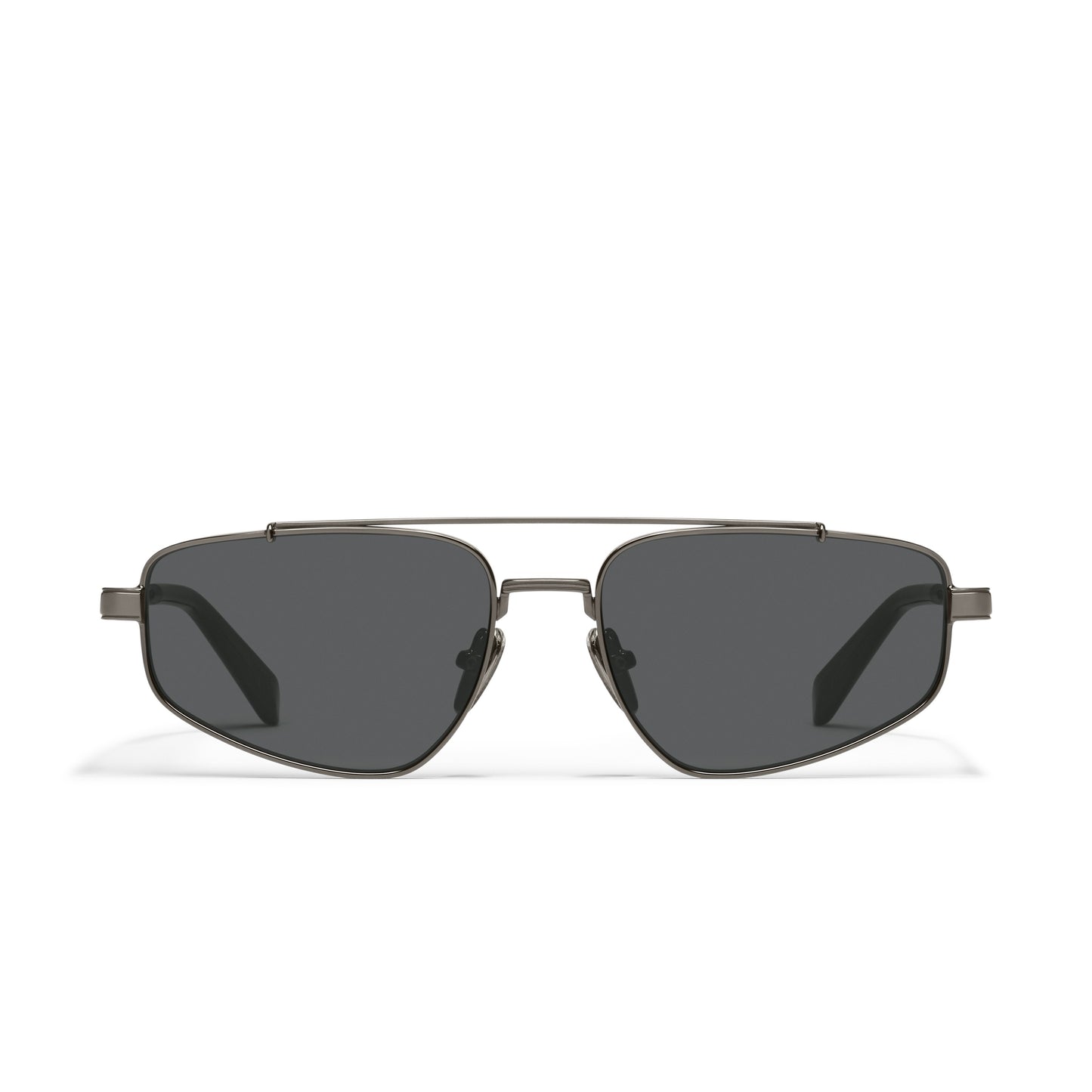 QUAY Pit Stop Sunglasses - Gunmetal/Smoke