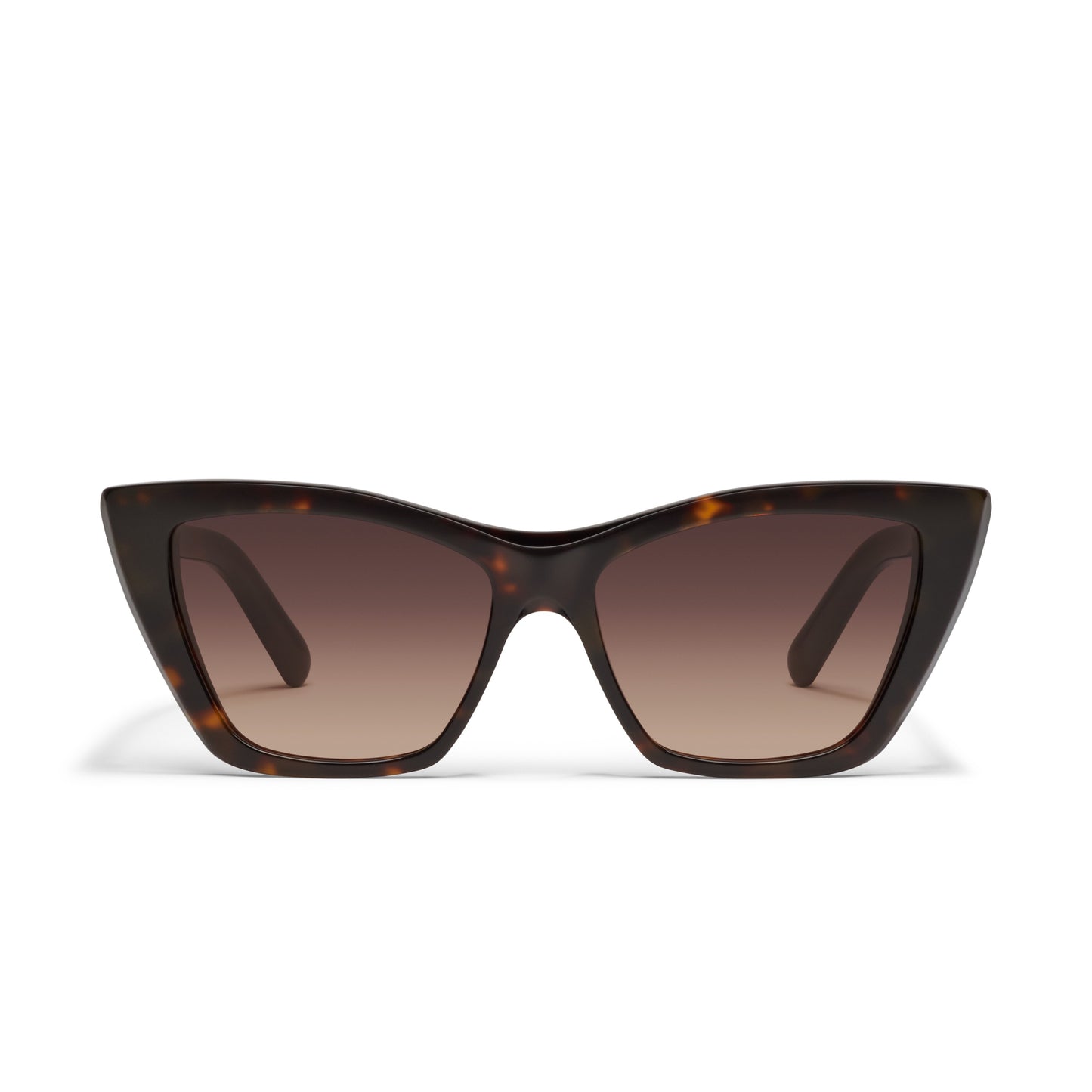 QUAY Set In Stone Sunglasses - Dark Tort/Dark Fawn
